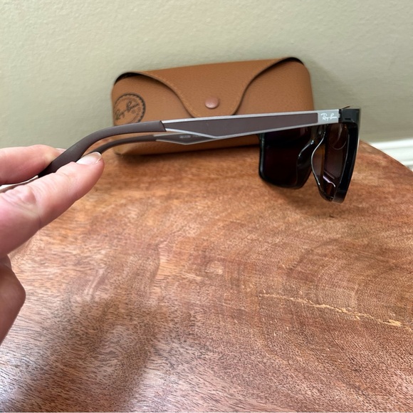 Ray Ban Mens RB4228 Polarized Havana Sunglasses - Picture 3 of 9